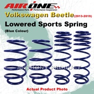 AIRONE Volkswagen Beetle 1C 9C PQ34 1997 - 2019 5C PQ35 Lowered Sport Coil Spring (Lowering Springs)