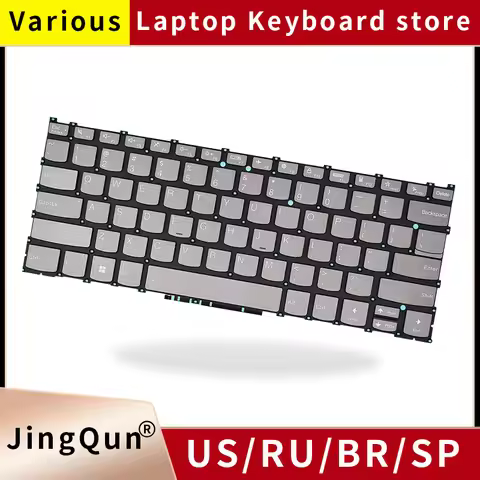 US/RU Laptop Keyboard For Lenovo Yoga 7 14 ARP8 Yoga 7 14 IRL8 Slim 5 14ABR8 Slim 3 14IAH8 14IRH8 14