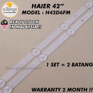 H42D6FM HAIER 42" LED TV BACKLIGHT (LAMPU TV) HAIER 42 INCH LED TV BACKLIGHT 42D6FM H42D6F H42D6