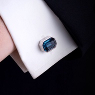 Crystal Cufflinks Men's Light Luxury Custom Women's Cufflink High-End Women Shirt French Style Cuffl