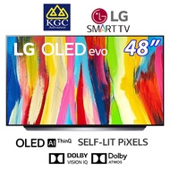 LG C2 Series 4K Smart Self-Lit OLED evo TV with AI ThinQ 2022 (48") OLED48C2PSA