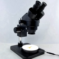 White Adjustable Brightness Ring Light Illuminator Spare Parts with Power Adapter LED Ring Microscop