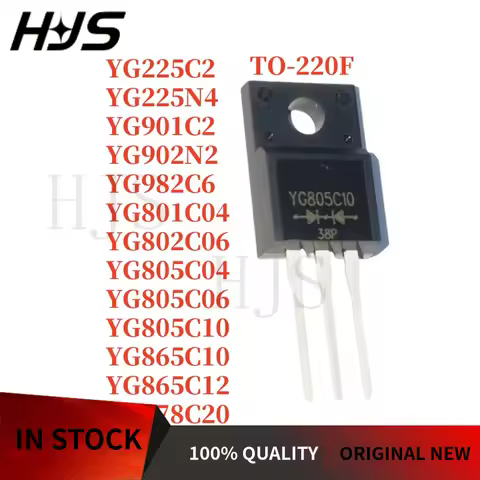 10PCS YG802C06 YG225N4 YG865C10 YG865C12 YG982C6 YG805C10 YG901C2 YG902N2 YG805C04 YG225C2 YG801C04 