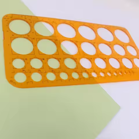 Drawing Circle Template Soft Drawing Design Orange Perfect Circle Jewelry Design Drawing Ruler Drawi