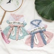 Pet Han Clothing Small Dog Summer Clothing Thin Teddy Bomei Dog Clothing Cat Clothing Chinese Style