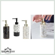 SOURCE Marble Ceramic Soap Dispenser Pump Bottle Empty Bottle for Bathroom Kitchen
