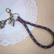 ~米+熊~ 復古 編織鑰匙圈 蠟線編織鑰匙圈 (復古色)