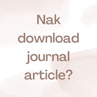 Download Journal Article Scientific Research Paper