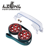 LZONE - HNBR Racing Timing Belt   Aluminum Cam Gear   Cam Cover FOR 2JZ-GTE Supra, GS300,IS300 JR-TB