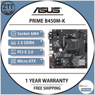 เมนบอร์ด B450M-K ไพรม์ DDR4ความจุ32GB PCI-E 3.0ม. 2 AMD Ryzen Desktop AMD B450 AMD Placa-Mãe AM4 HIFI Micro ATX