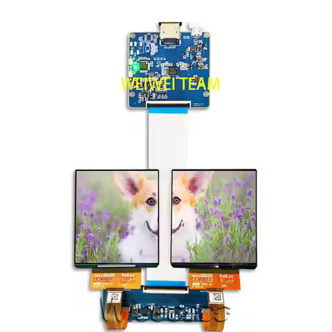 OLED AMOLED 3.81 Inch 1080*1200 VR Helmet Headsets LCD 90hz For Rasbperry pi 3 Display MIPI Driver B