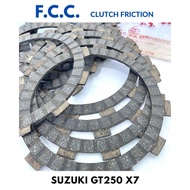 DIJAMIN FCC GT250 X7 SUZUKI GT 250 X 7 JAPAN FCC ORIGINAL CLUTCH PLATE CLUTCH FRICTION CLUTCH DISK 1