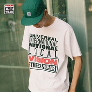 Ready Stock VISION STREET WEAR re-engraved series 70s pattern heavy trend short-sleeved T-shirt spring and summer new