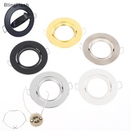 [BlF] 1 Set Round Fixture Adjustable Downlight Led Holders Cutout For Bulb Holder Recessed LED Spot 