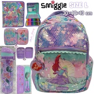 Ariel Mermaid Smiggle Bag/Ariel Mermaid Mermaid Smiggle Backpack/Elementary School Smiggle Bag