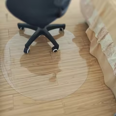 Round Pvc carpet rug Waterproof Transparent Table cloth Kitchen Table Cover Home Dining Room Glass S