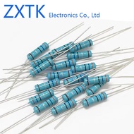 20PCS Metal film resistor 1% 2W 0R - 800R 1R 1.5R 1.8R 2R 2.2R 2.4R 3R 3.3R 3.6R 4.3R 4.7R 5.1R 6.2R