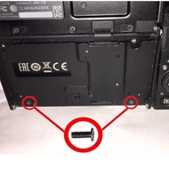 2pcsSuitable for Canon G7X G7X2 G7X3 M3 M5 M6 series camera screws