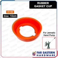 Rubber Gasket Cup for Jetmatic Hand Pump Orange #315B