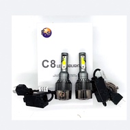 ไฟหน้า 3สี รุ่น C8ขั้ว H1 H4 H7 H8 / H9 / H11 9005 / HB3 9006 / HB4 9-32โวลต์รถอุปทาน-กันน้ำ100% รับ