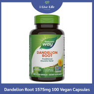 สารสกัดจากรากดอกแดนดิไลอัน Dandelion Root 1575 mg 100 Vegan Capsules - Natures Way