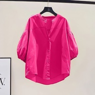 Popu X BLOUSE - WOMEN'S TOP 7/8 SLEEVES SUPER CAKEP 365