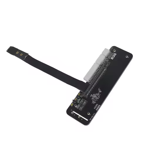R43SG M.2 key M for NVMe External Graphics Card Stand Bracket PCIe3.0 x4 Riser Cable for ITX STX NUC
