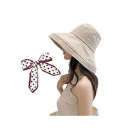 Fukui in UV cut hat ladies hat UV measures Sunburner heating heating hat Shibaru hand-free folding