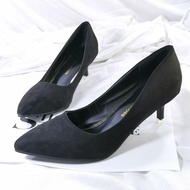 Pointed Suede Low Heels - 5cm