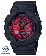 Casio G-Shock GA-140AR-1A Analog-Digital Red Dial Black 200M Men's Watch