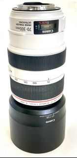 Canon EF 70-300mm 1:4-5.6 L IS USM 全尺寸相容 防手震 ET-73B 帶遮光罩