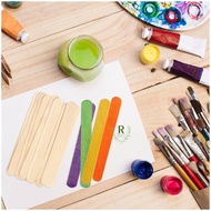 Popsicle Stick, Ice Cream Sticks, Jumbo Craft Sticks, Premium Natural Wooden Craft Sticks Ideal for 