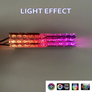 Memory RAM Vest Set ARGB Controllable For DDR3 DDR4 DDR5 Light Guide Bar Strip Brilliant Glow Change