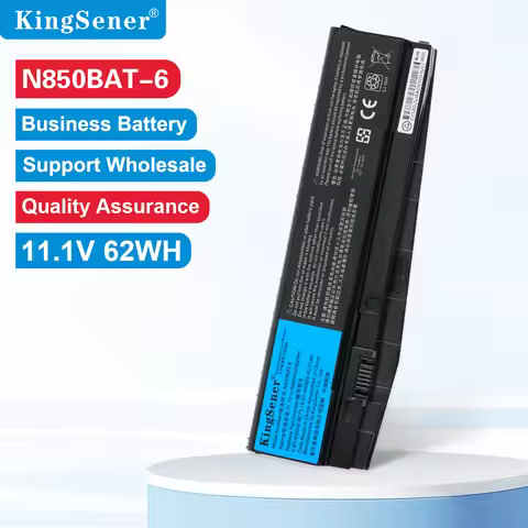 KingSener N850BAT-6 Laptop Battery For Clevo N850 N850HC N850HJ N870HC N870HJ1 N870HK1 N850HJ1 N850H