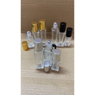 PERFUME BOTTLE SQUARE ROLL ON (8ml, 5ml, 3ml)