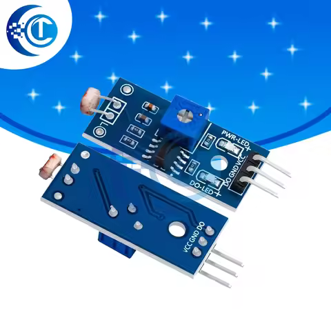 Updated LDR Photosensitive Sensor Module: for Arduino-Compatible – For Light Intensity & Brightness 