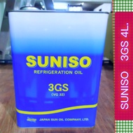 [ 1 ถัง ] น้ำมัน คอมเพรสเซอร์ SUNISO 3 , 4, 5GS ประเภทน้ำมัน ธรรมชาติ  ขนาดบรรจุ 3.78 / 4 Lite สามาร