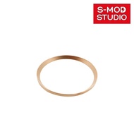 S-MOD SKX007 Chapter Ring Brushed Rose Gold No Marker Seiko Mod