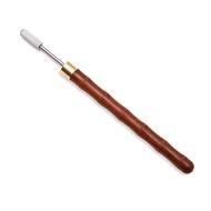 Leather Edge Paint Roller Leather Edge Dye Pen with Sandalwood Handle-Stainless Steel Top DIY Leathe