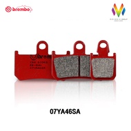 Brembo 07YA46SA ผ้าเบรกหน้า SA (เกรดSinter) สำหรับ  YAMAHA : R1 / MT-01 / V-Max
