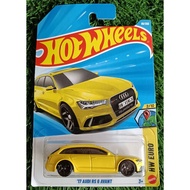 HW HOT WHEELS '17 AUDI RS 6 AVANT YELLOW EURO LOT C 2026HW