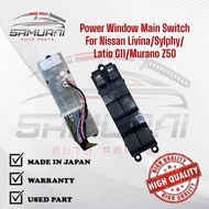 Nissan Livina/Sylphy/Latio G11/Murano Z50 Power Window Main Switch