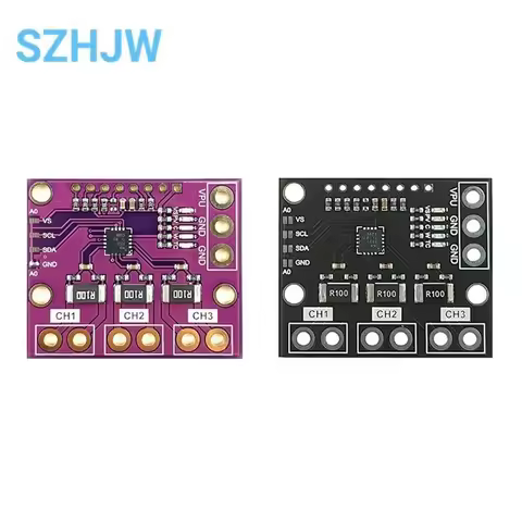 I2C SMBUS INA3221 Triple-Channel Shunt Current Power Supply Voltage Monitor Sensor Board Module Repl