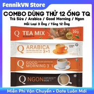 Combo of 12 Tubes of Tran quang Milk to Try 4 Types, Tran quang Milk Coffee
