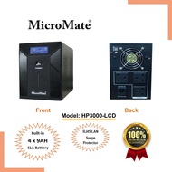 MicroMate 3KVA HP Series Line Interactive Uninterruptible Power Supply (UPS), Model: HP3000-LCD