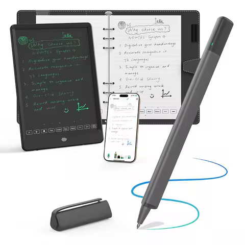 NEWYES SyncPen 4 Smart Pen with Digital Notebook Digital Pen Sync Pen Erasable Gel Pen Bluetooth Wir