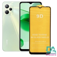Realme C35 full screen 9D tempered glass screen protector with free glass paper