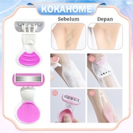 MATA Hair Trimmer Wanita 6-Blade/ Razor Razor Razor for Pubic Hair, Armpit Hair, Leg Hair