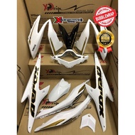 [STICKER TANAM] Yamaha NVX155/AEROX155 v1 Coverset💢White/Gold Sticker(004)💢Custom Design