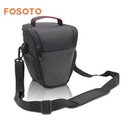 fosoto Fashion Triangle Digital Camera DSLR Shoulder Bag photo Case Bags For Canon EOS 1300D 6D 70D